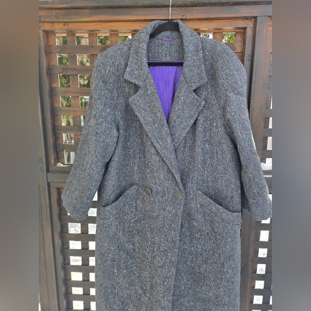 Vintage Irish Wool Overcoat - Picture 10 of 15